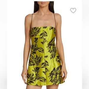 Alice + Olivia Tayla Floral Jacquard Minidress